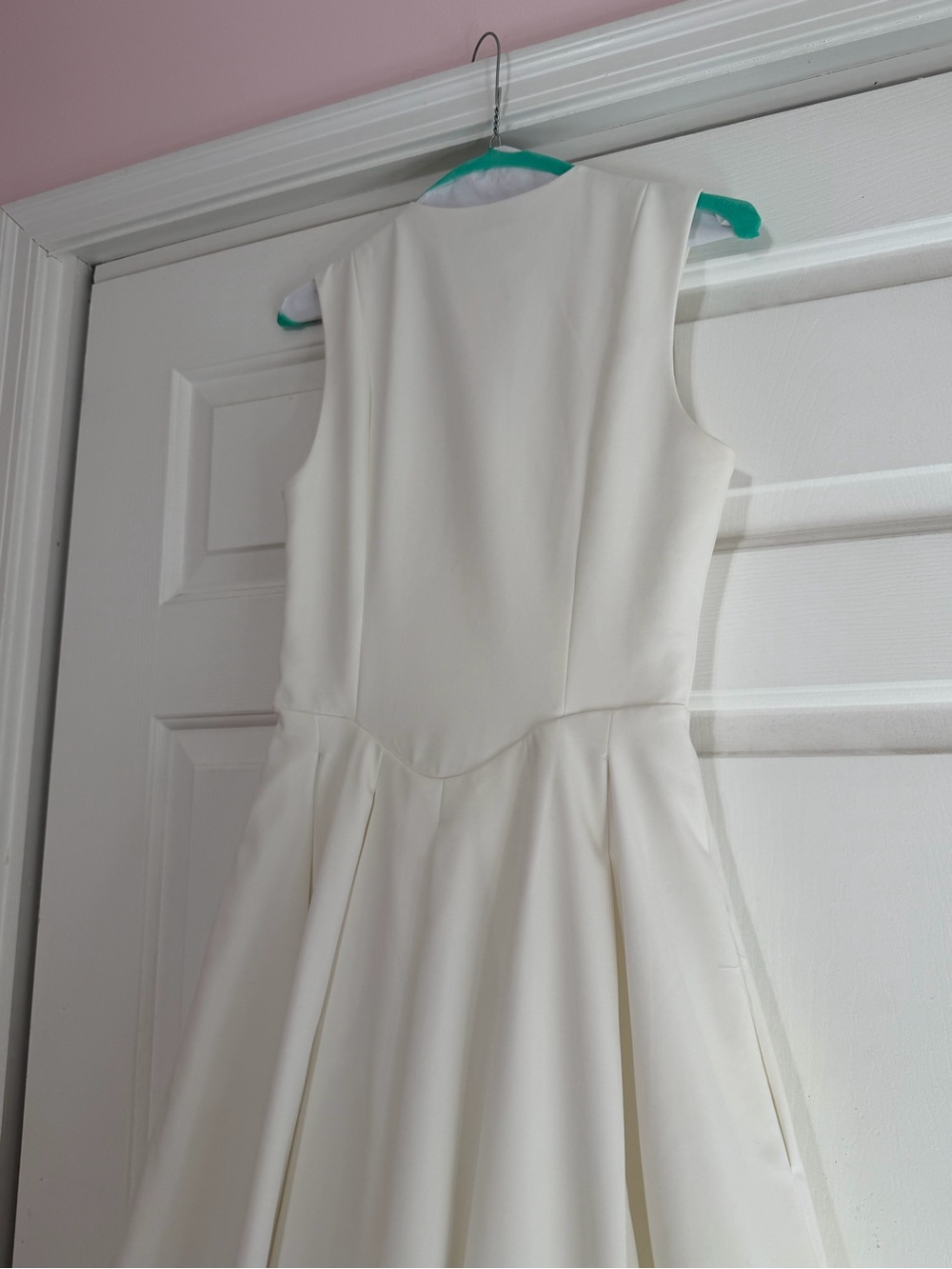 Meshki Keely Cotton Sleeveless Midi Dress - White - Picture 8 of 11